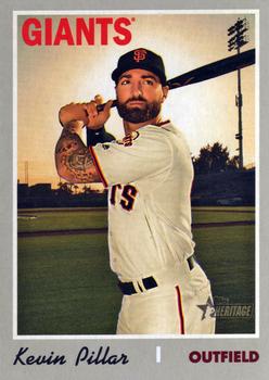 #598 Kevin Pillar - San Francisco Giants - 2019 Topps Heritage Baseball
