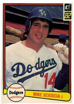 #598 Mike Scioscia - Los Angeles Dodgers - 1982 Donruss Baseball