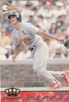#599 Erik Pappas - St. Louis Cardinals - 1994 Pacific Baseball