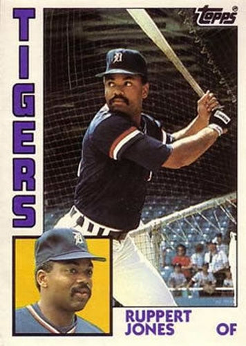 #59T Ruppert Jones - Detroit Tigers - 1984 Topps Traded Baseball