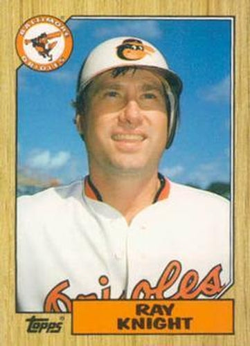 #59T Ray Knight - Baltimore Orioles - 1987 Topps Traded Baseball