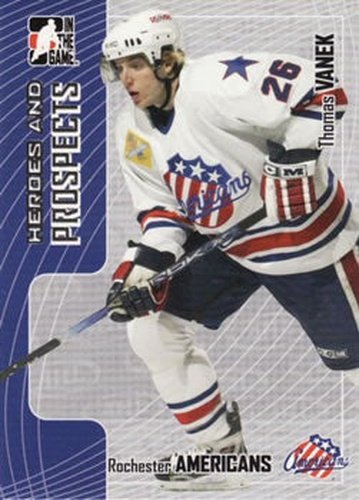 #59 Thomas Vanek - Rochester Americans - 2005-06 In The Game Heroes and Prospects Hockey