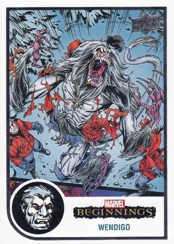 #59 Wendigo - 2022 Upper Deck Marvel Beginnings