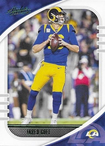 #59 Jared Goff - Los Angeles Rams - 2020 Panini Absolute - Green Football