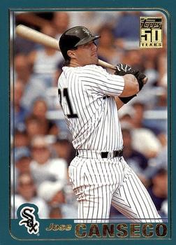 #T59 Jose Canseco - Chicago White Sox - 2001 Topps Traded & Rookies Baseball