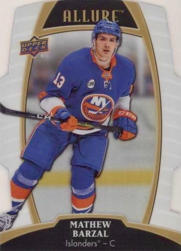 #59 Mathew Barzal - New York Islanders - 2019-20 Upper Deck Allure - White Rainbow Hockey