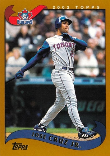 #59 Jose Cruz Jr. - Toronto Blue Jays - 2002 Topps Baseball