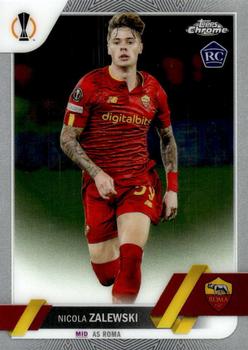 #59 Nicola Zalewski - Roma - 2022-23 Topps Chrome UEFA Club Competitions Soccer