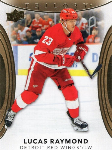 #59 Lucas Raymond - Detroit Red Wings - 2022-23 Upper Deck Trilogy Hockey