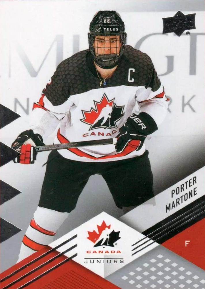 #59 Porter Martone - Canada - 2024 Upper Deck Team Canada Juniors Hockey
