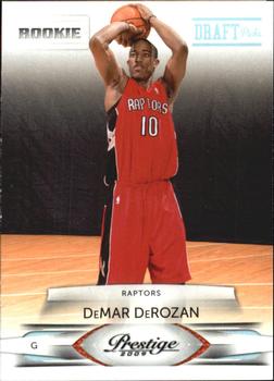 #209 DeMar DeRozan - Toronto Raptors - 2009-10 Panini Prestige - Draft Picks Light Blue Basketball