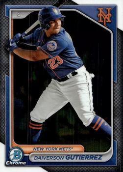 #BCP-59 Daiverson Gutierrez - New York Mets - 2024 Bowman - Chrome Prospects Baseball