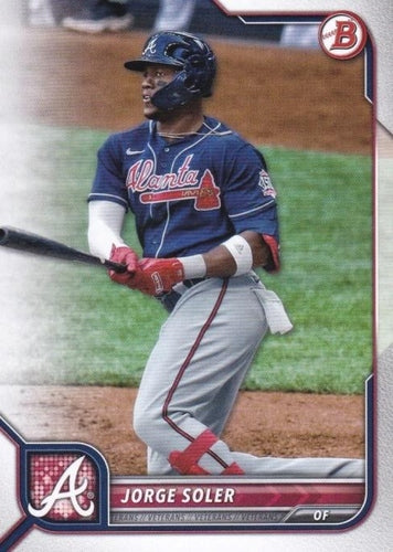 #59 Jorge Soler - Atlanta Braves - 2022 Bowman Baseball