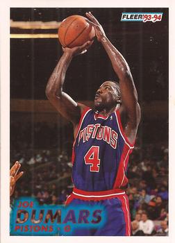 #59 Joe Dumars - Detroit Pistons - 1993-94 Fleer Basketball