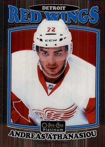#R-59 Andreas Athanasiou - Detroit Red Wings - 2016-17 O-Pee-Chee Platinum - Retro Hockey
