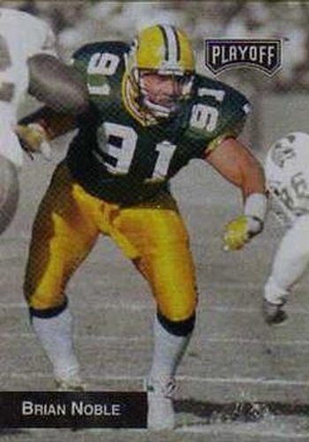 #59 Brian Noble - Green Bay Packers - 1993 Playoff Football