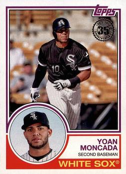 #83-59 Yoan Moncada - Chicago White Sox - 2018 Topps - 1983 Topps Baseball 35th Anniversary Baseball