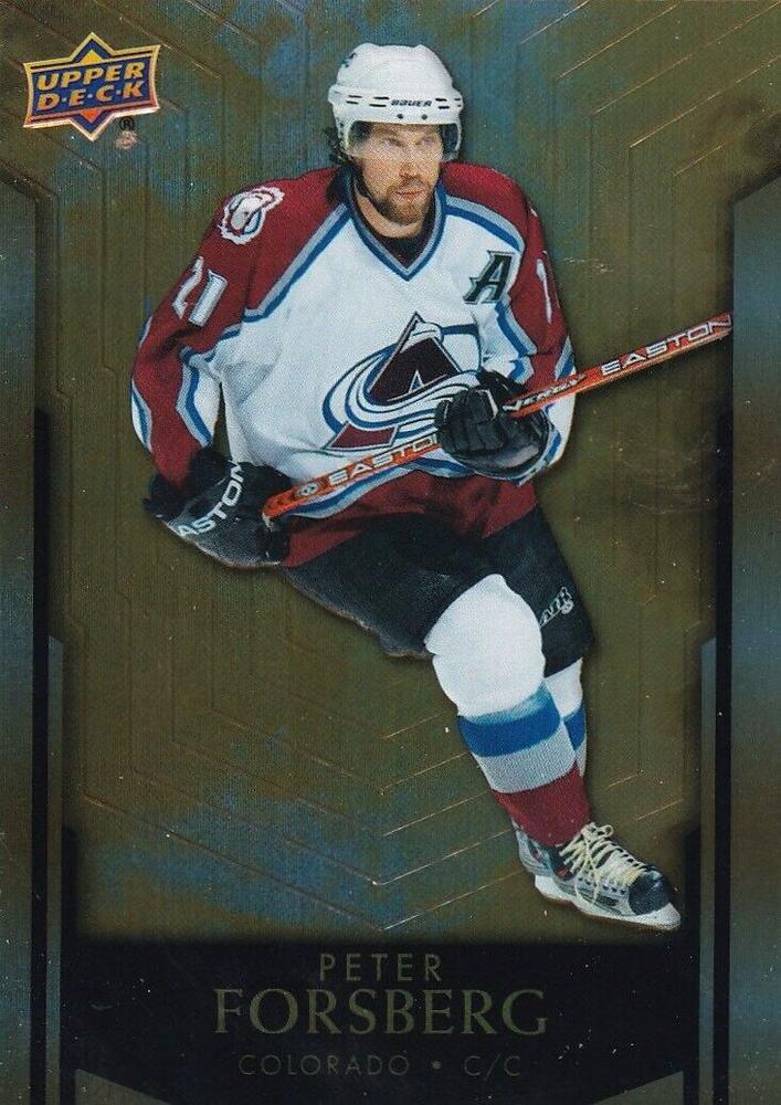 #59 Peter Forsberg - Colorado Avalanche - 2023 Upper Deck Tim Hortons Legends Hockey