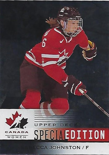 #SE-59 Rebecca Johnston - Canada - 2014 Upper Deck Team Canada Juniors - Special Edition Hockey