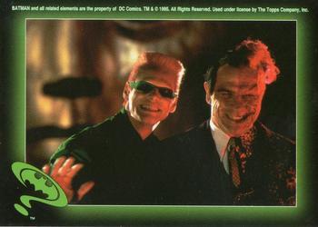 #59 Riddler and Two-Face - 1995 Topps Batman Forever Stickers
