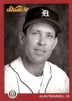 #59 Alan Trammell - Detroit Tigers - 1991 Studio Baseball