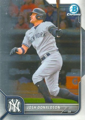 #59 Josh Donaldson - New York Yankees - 2022 Bowman Chrome Baseball