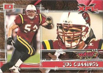 #59 Joe Cummings - Orlando Rage - 2001 Topps XFL Football