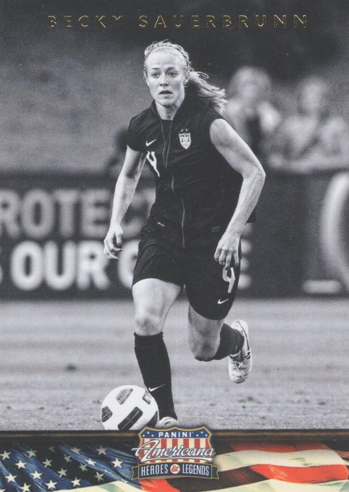 #59 Becky Sauerbrunn - 2012 Panini Americana Heroes & Legends