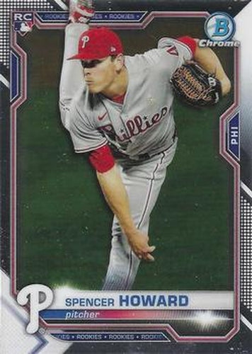 #59 Spencer Howard - Philadelphia Phillies - 2021 Bowman Chrome Baseball