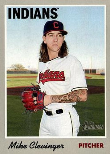 #59 Mike Clevinger - Cleveland Indians - 2019 Topps Heritage Baseball