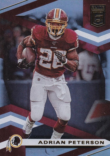 #59 Adrian Peterson - Washington Redskins - 2020 Donruss Elite Football