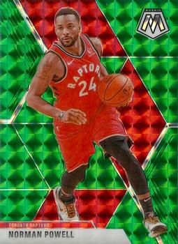 #59 Norman Powell - Toronto Raptors - 2019-20 Panini Mosaic - Green Prizm Basketball