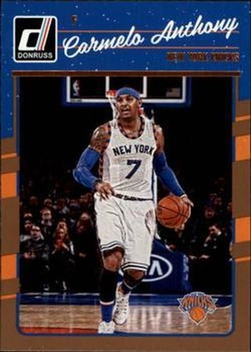 #59 Carmelo Anthony - New York Knicks - 2016-17 Donruss Basketball