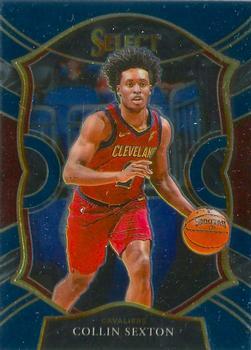 #59 Collin Sexton - Cleveland Cavaliers - 2020-21 Panini Select - Blue Basketball