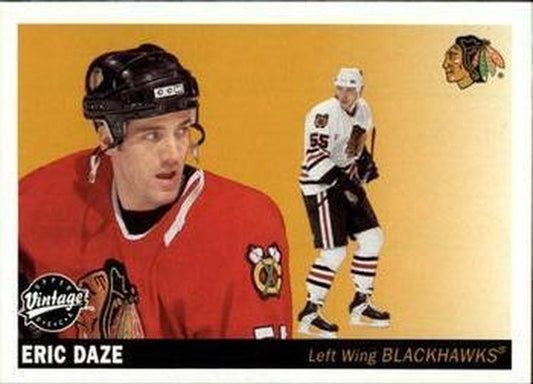 #59 Eric Daze - Chicago Blackhawks - 2002-03 Upper Deck Vintage Hockey