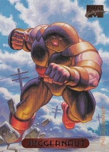 #59 Juggernaut - 1994 Fleer Marvel Masterpieces Hildebrandt Brothers