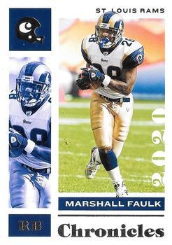 #59 Marshall Faulk - St. Louis Rams - 2020 Panini Chronicles Football