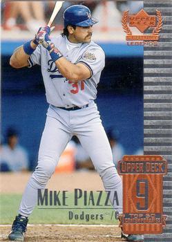 #59 Mike Piazza - Los Angeles Dodgers - 1999 Upper Deck Century Legends Baseball