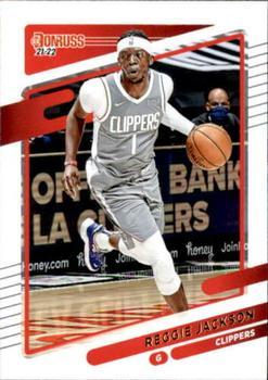 #59 Reggie Jackson - Los Angeles Clippers - 2021-22 Donruss Basketball