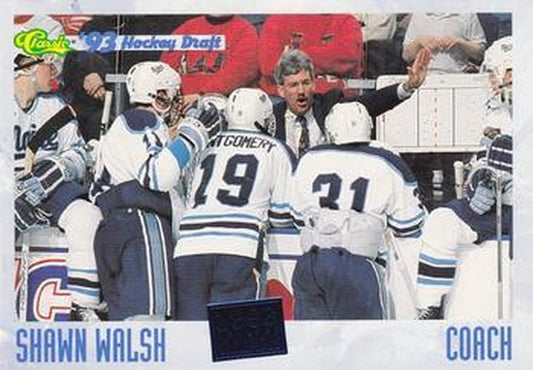 #59 Shawn Walsh - Maine Black Bears - 1993 Classic '93 Hockey Draft Hockey