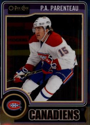 #59 P.A. Parenteau - Montreal Canadiens - 2014-15 O-Pee-Chee Platinum Hockey