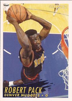 #59 Robert Pack - Denver Nuggets - 1994-95 Fleer Basketball