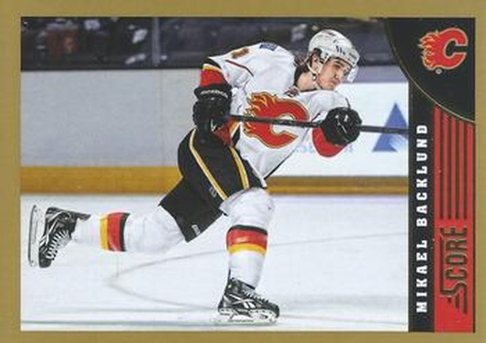 #59 Mikael Backlund - Calgary Flames - 2013-14 Score - Gold Hockey