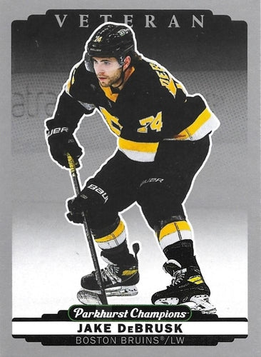 #59 Jake DeBrusk - Boston Bruins - 2022-23 Parkhurst Champions - Silver Hockey