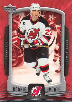 #59 Scott Gomez - New Jersey Devils - 2005-06 Upper Deck Rookie Update Hockey
