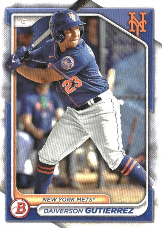 #BP-59 Daiverson Gutierrez - New York Mets - 2024 Bowman - Prospects Baseball