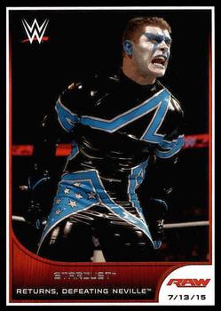 #59 Stardust - 2016 Topps WWE Road to Wrestlemania Wrestling