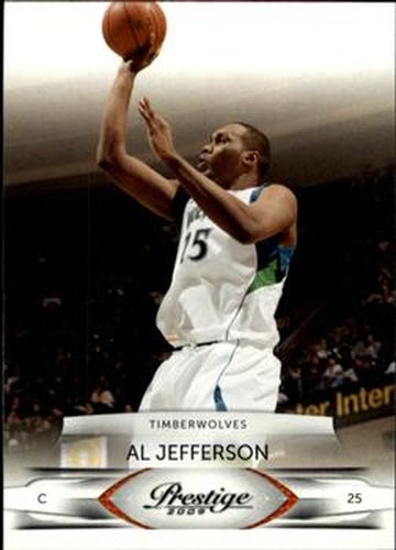 #59 Al Jefferson - Minnesota Timberwolves - 2009-10 Panini Prestige Basketball