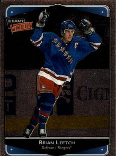 #59 Brian Leetch - New York Rangers - 1999-00 Upper Deck Ultimate Victory Hockey