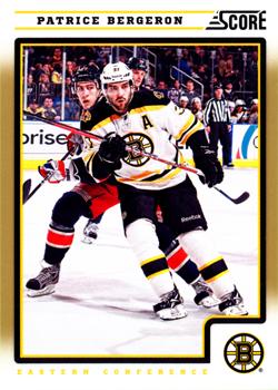 #59 Patrice Bergeron - Boston Bruins - 2012-13 Score - Gold Rush Hockey